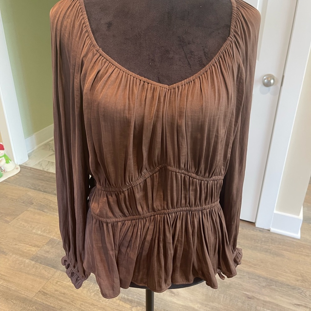 Nine West Brown Women's Blouse